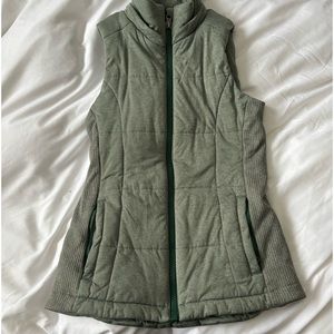 Athleta green vest size small